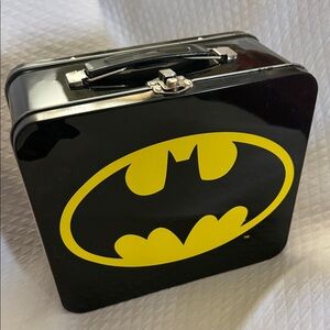 DC Comics Batman Metal Tin Box (2011) - Classic Logo Stash/Lunch Box - SPR11
